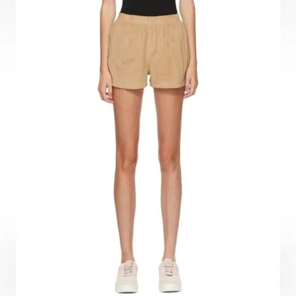 Gil Rodriguez Terry Port Shorts Size S Beige SSENSE Exclusive $90 - Picture 1 of 9
